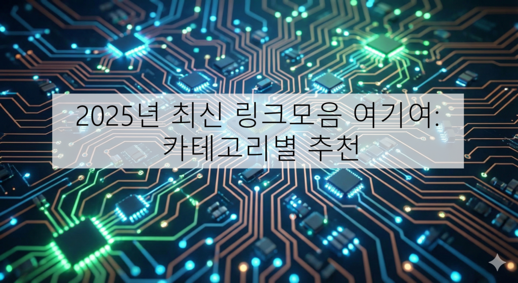 2025년 최신 링크모음 여기여: 카테고리별 추천